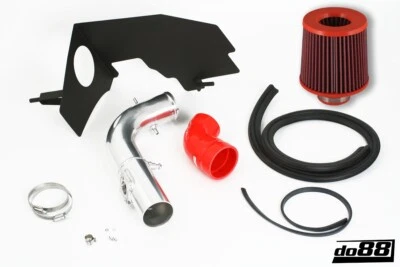 SAAB 9-3 2.0T 2005- Turbo intake system with filter, red hose          - Imagen 1 de 4