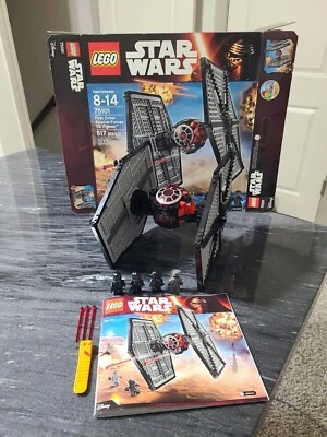 100% Complete LEGO 75101 Star Wars First Order Special Forces TIE Fighter W/box - Image 1 of 4