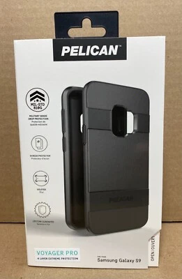 Pelican Voyager PRO Rugged Case with Holster for Samsung Galaxy S9 Black - Image 1 of 4