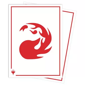 Ultra Pro APEX 105 MTG Standard Card Sleeves Mana 8 Mountain Red - Picture 1 of 3