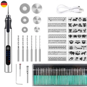 Elektrischer Gravierstift Gravurstift Graviergerät Mini Satz für Metal Glas DIY - Bild 1 von 13
