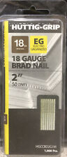 HUTTIG-GRIP 18 Ga Brad Finish Nail 2” 50mm Long Electro-Galv 1000 Pack