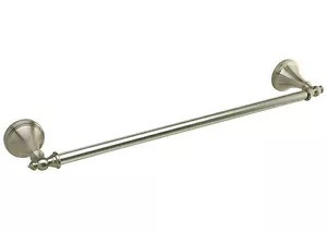 Brushed Nickel Bath Hardware Accessories Towel Bar 24" Inch Bathroom Accessory - Picture 1 of 2