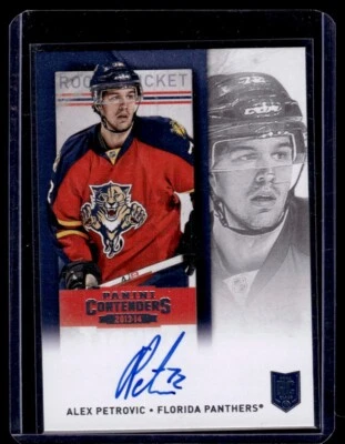 2013-14 Panini Contenders Alex Petrovic RC Auto Florida Panthers #157 - Image 1 of 2