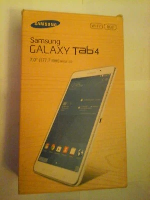 SAmsung Galaxy tab 4 smT230 Nu  8gb white .used - Image 1 of 4