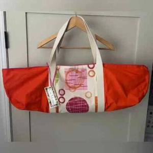 New Kim Michie Colorful Yoga And Pilates Bag Orange/Pink - Picture 1 of 4
