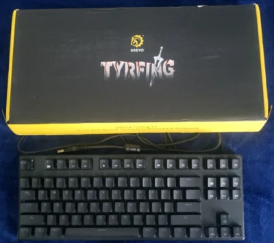 DREVO TYRFING V2 WIRED RGB BACKLIT TENKEYLESS MECHANICAL KEYBOARD OUTEMU RED - Image 1 of 4