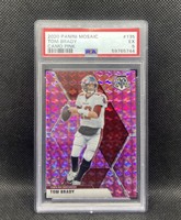 2020 Panini Mosaic Tom Brady Red Mosaic PSA 10 GEM MINT PSA LOWPOP ...