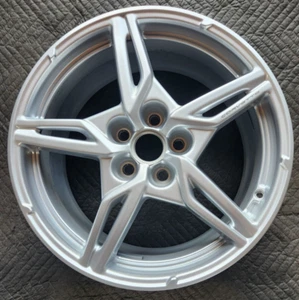 19" CHEVY CORVETTE FACTORY OEM ALLOY WHEEL RIM 2020-2022 19X8 1/2 FRONT SIDE - Picture 1 of 4