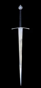 Knight Medieval Bastard Sword Battle Ready Functional Medieval Sword W/Scabbard - Picture 1 of 5