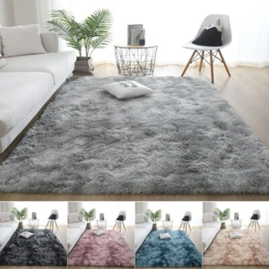Floor Rug Rugs Fluffy Area Carpet Shaggy Soft Large Pads Living Room Bedroom Pad - Picture 1 of 20