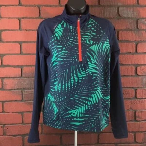 RLX Ralph Lauren Womens Medium Activewear Shirt Jacket – Palm Frond Print, Sport - Picture 1 of 8