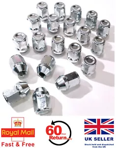 Chrysler VOYAGER alloy wheel nuts M12 x 1.5 taper 19mm Hex set of 20 - Picture 1 of 2