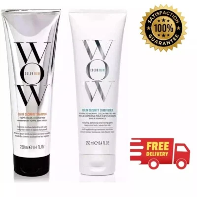 ⭐️✅COLOR WOW COLOR SECURITY SHAMPOO + CONDITIONER HEALTHY HAIR & SCALP 2 X 250ML