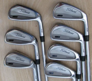 TITLEIST 718 CB FORGED IRONS IRON SET 4-PW X100 FLEX GOLF CLUBS RIGHT HANDED - Picture 1 of 11