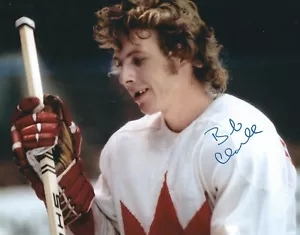 Foto autografata 8x10 Bobby Clarke Team Canada - con certificato di autenticità - Foto 1 di 1