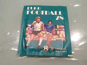 BUSTINA PANINI EURO FOOTBALL 78 PIENA SIGILLATA Sealed - Foto 1 di 2