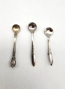 3 VINTAGE STERLINGSILBER 925 MINI LÖFFEL ANSTECKNADEL/BROSCHE 2 MARKIERT GORHAM 14,2 GRAMM! - Bild 1 von 6