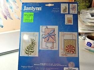 SEALED  Janlynn Counted Cross Stitch Kit Nature's Trio