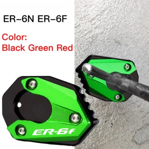 Kickstand Side Stand Extension Pad For KAWASAKI ER6N ER6F ER-6N ER-6F ER 6N - Picture 1 of 26