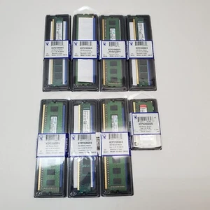8 Lot 36GB 7x4GB 1x8GB Kingston PC3-12800U 1600MHz DDR3 Memory RAM KCP316NS8/4 - Picture 1 of 7