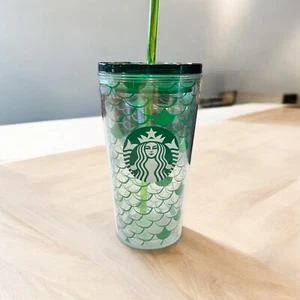 Vaso de café Starbucks 2021 bebida fría 16 OZ taza reutilizable - Imagen 1 de 10
