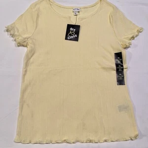 Art Class Girls Yellow Top NWT Size XL 14/16 - Picture 1 of 3