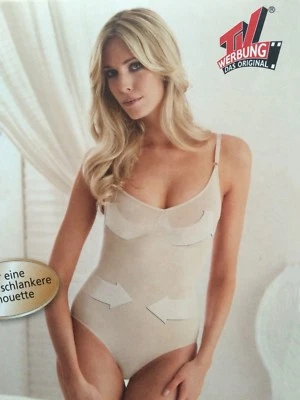 Figur Body champagner S M L XL XXL Push up Straffung Formbody Shapewear nahtlos