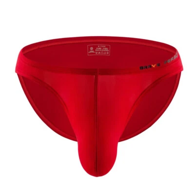 3Pack Pouch Design Nylon Briefs for Man Bikini Underwear U Convex Big Penis - Image 1 of 4