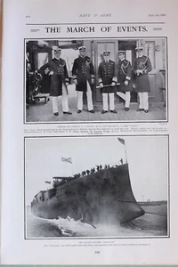 1903 Estampado Admiral Señor Cyprian Puente & Bastón en El Gloria ~ Lanzamiento - Imagen 1 de 1