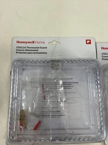 2 New, Honeywell CG511A1000 Medium Thermostat Guard with Inner Shelf to Prevent. - Picture 1 of 6