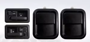 Manija de puerta exterior e interior negra 4 piezas para Jeep Wrangler OEM 55176382AE - Imagen 1 de 8