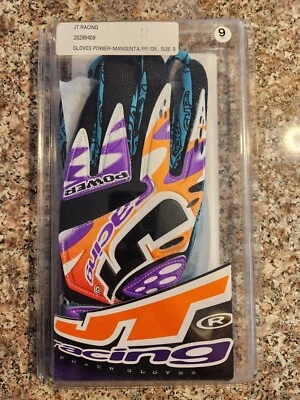 Новый в коробке винтажный JT гонки питания перчатки MX мотокросса размер 9 - Изображение 1 из 3
