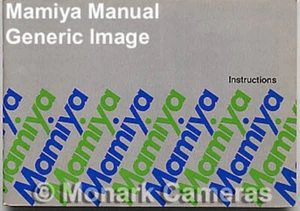 Mamiya M645 1000s Instruction Book. More Medium Format Camera Manuals Listed. - Picture 1 of 3
