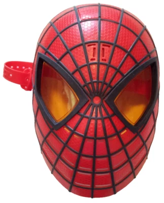 The Amazing Spiderman Talking Mask 2012 Hasbro Marvel Adjustable Costume Mask - Image 1 of 4