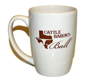 Tasse à café latte Cattle Baron's Ball énergie dépendante NRG Company Texas - Photo 1/5