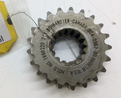 Ski Doo 二手 原始设备制造商 上链轮 504096200 21 Tooth Summit MX Z Legend GTX GSX — 第 1/4 张图片