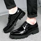 Men  Brogue Shoes Lace Up Leather Carved Dress Formal Wing Tip Oxfords