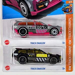 Hot Wheels / Track Dwagon / Set of 2 / Gray & Black - Picture 1 of 2