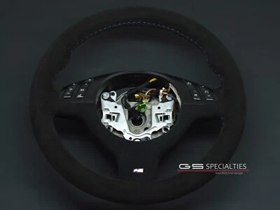 BMW: E39 M5 E46 M3 Volante Technic negro Alcántara/Gamuza Foto 1 de 4