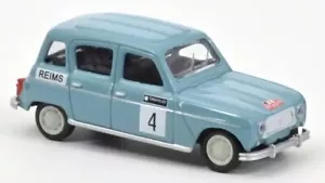 Modellino auto rally scala 1:54 Norev RENAULT 4 diecast modellismo statico - Foto 1 di 1