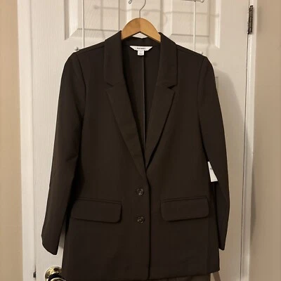 Old Navy Women’s Brown Oversized Blazer Size Medium  NEW- NWT - Image 1 of 4