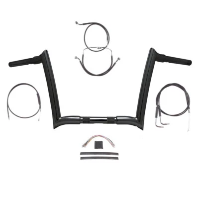 1 1 1/4 «BBlack 10» Paul Yaffe обезьяна бар набор 1996-2006 Harley Road скольжения король - Изображение 1 из 2