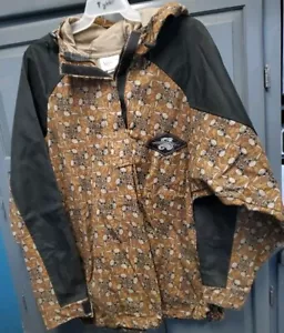 NEU Vintage Sandana Venomwear Paintball Hoodie braun Totenköpfe Gr. XXL - Bild 1 von 10