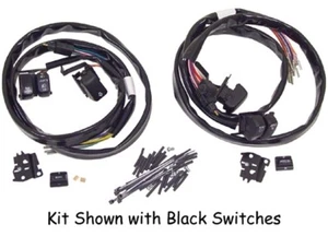 12041 CHROME HANDLEBAR SWITCH WIRING KIT RADIO TOURING MODELS 96-06 - Picture 1 of 1