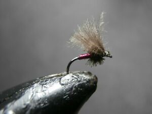 1 DOZEN  CDC FLUO PINK AND BLACK DIPTEROUS FOR FLY FISHING (DIP-18)