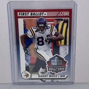 2024 Score First Ballot HOF - #6 Randy Moss Minnesota Vikings - Bild 1 von 2