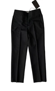 $1100 NWT Bottega Veneta 36 0 Ankle Uniform Black Wool Trousers Dress Pants - Picture 1 of 7