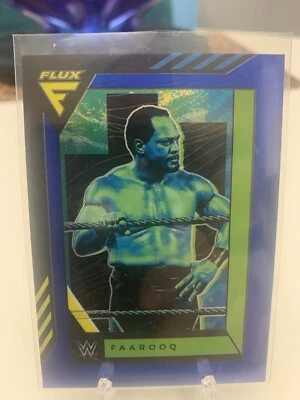 2022 WWE Panini Chronicles Flux Faarooq Blue #333 16/99 - Image 1 of 3