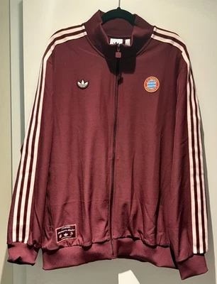 Bayern Munich Terraza Iconos Adidas Chaqueta de Pista Fútbol JF0582 NUEVO CON ETIQUETAS 2XL Foto 1 de 4